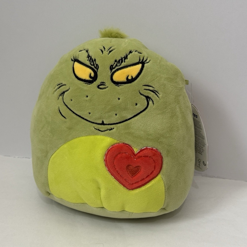 Squishmallows How the Grinch Stole Christmas Plush Official Kellytoy 8" Inch NWT